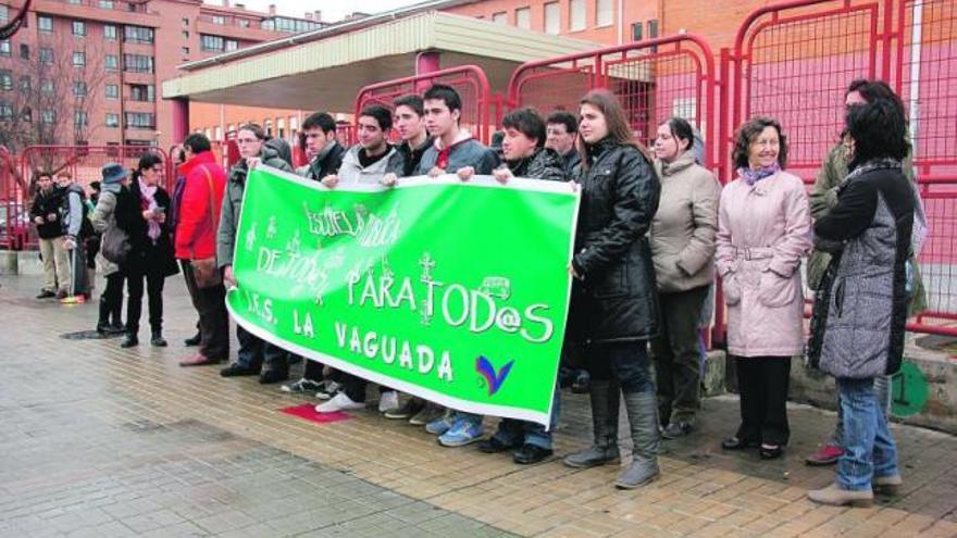 Asistentes a la protesta.