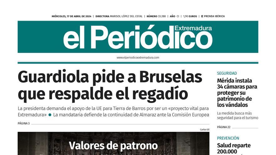 Consulta la portada correspondiente al día 17 de abril de 2024