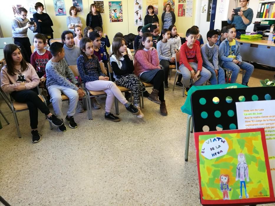 Alumnes de l'escola Puigberenguer creen un conte sobre els refugiats