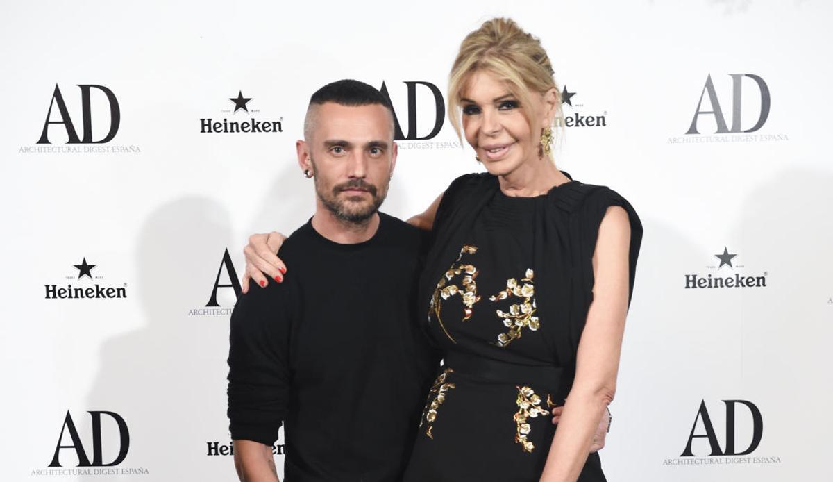 David Delfín y Bibiana Fernández, en una imagen de 2015