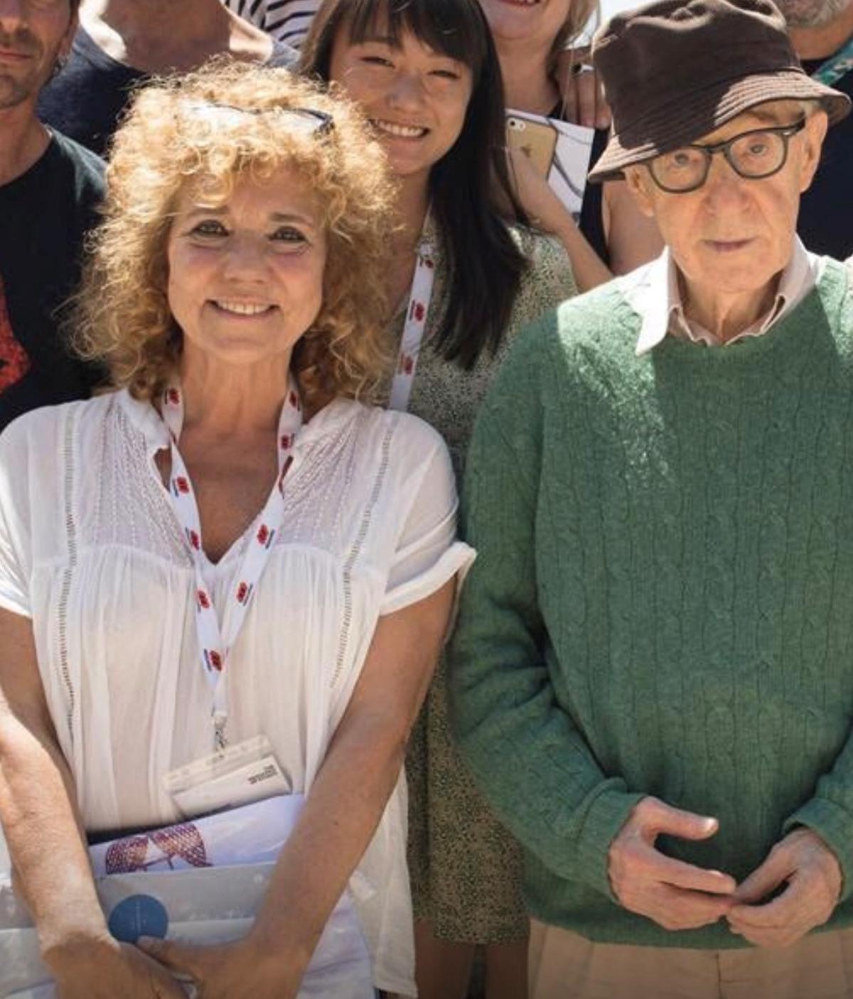 Sonia Grande y Woody Allen.