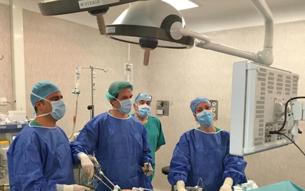 Un operación de Urología en el Ernest Lluch de Calatayud.