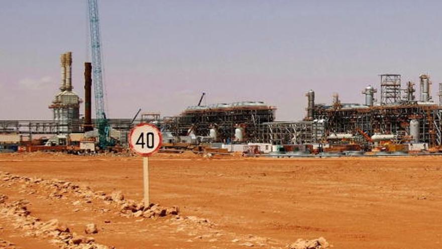 Fotografía cedida sin fechar de la planta de gas secuestrada en Argelia.