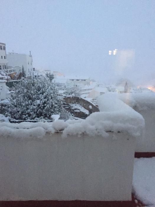 Fotos de la nevada en Ronda