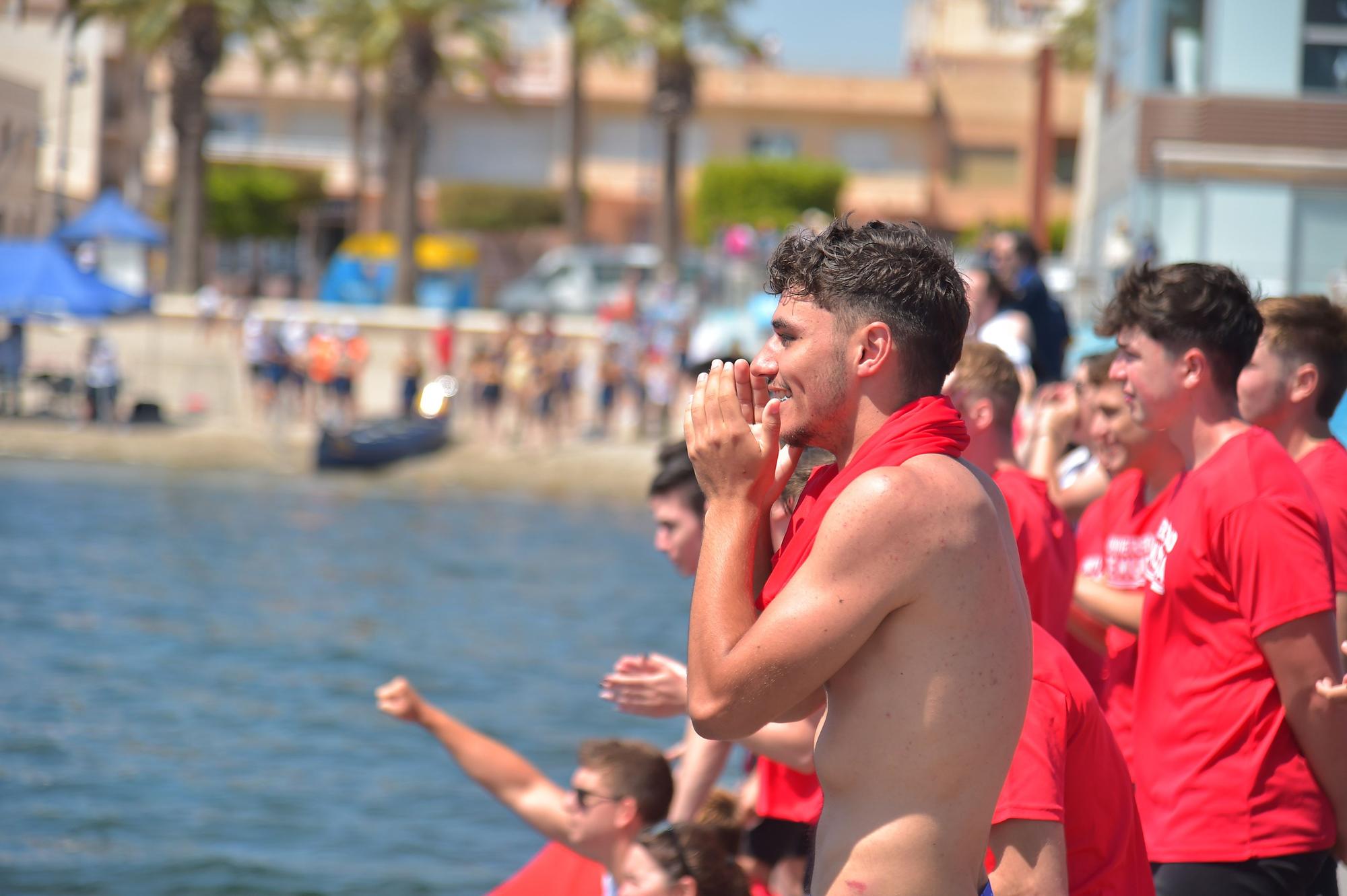 Así ha sido el campeonato de piragüismo Interuniversidad Playa Barnuevo en San Pedro