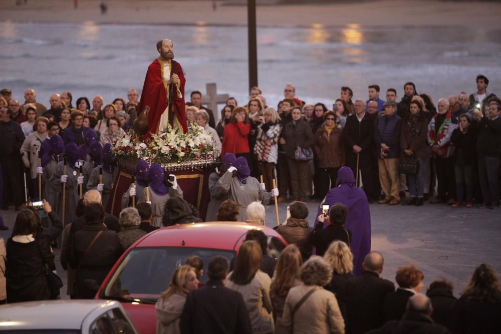 Procesión de las lágrimas de San Lorenzo en Gijón