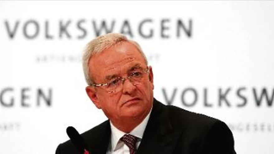 El president de Volkswagen dimiteix per l&#039;escàndol dels motors dièsel