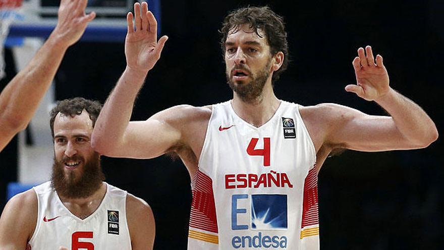 Pau Gasol y Sergio Rodríguez.