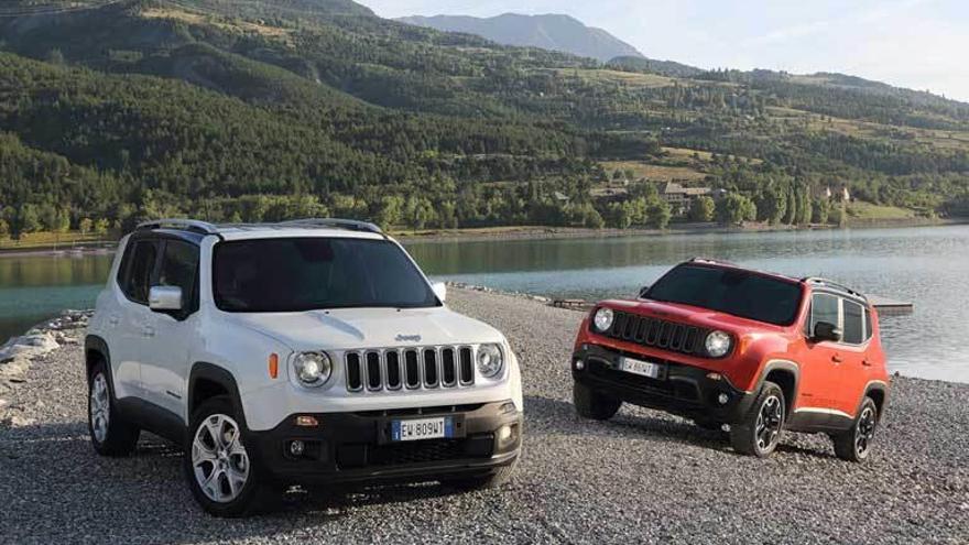 Dos modelos de Jeep.