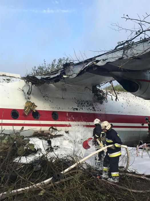 Accidente de avión en Ucrania