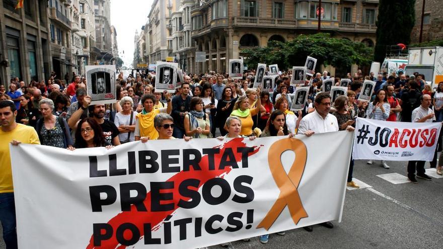 Cataluña, bloqueada tras conocerse la sentencia del 'procés'