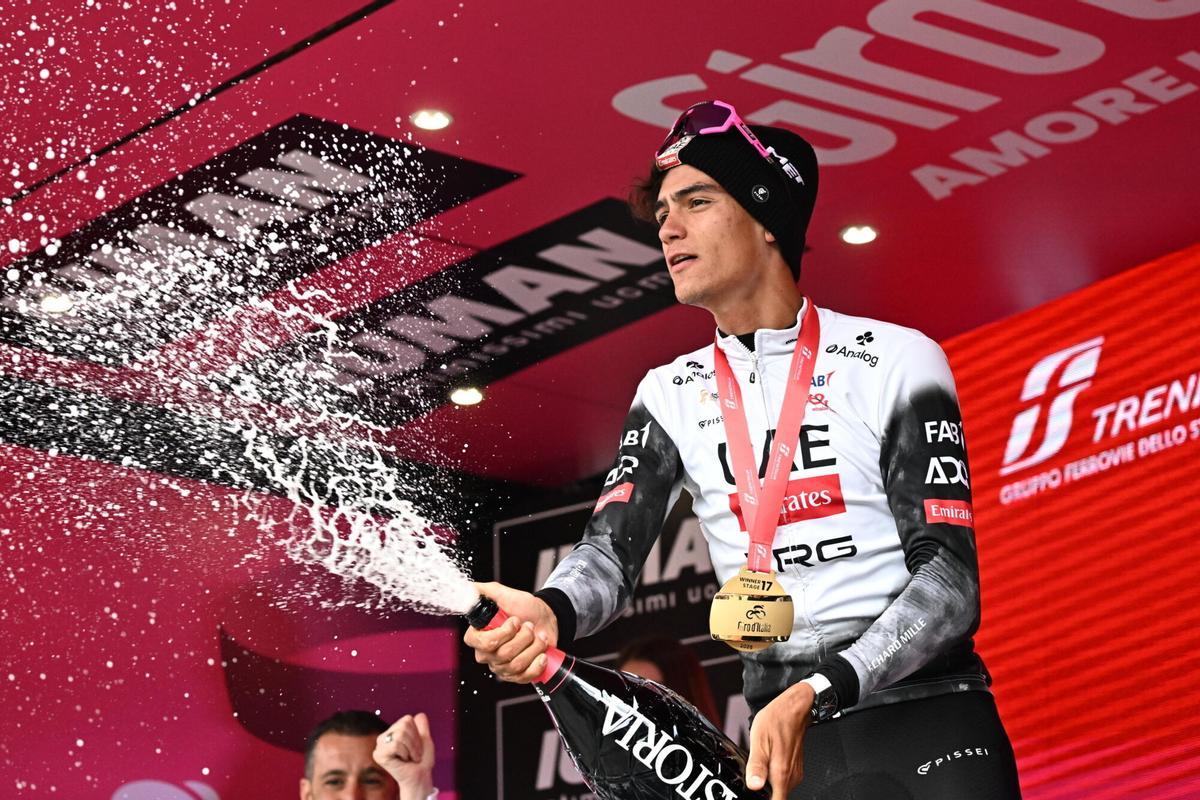 La etapa 17 del Giro de Italia, en imágenes.