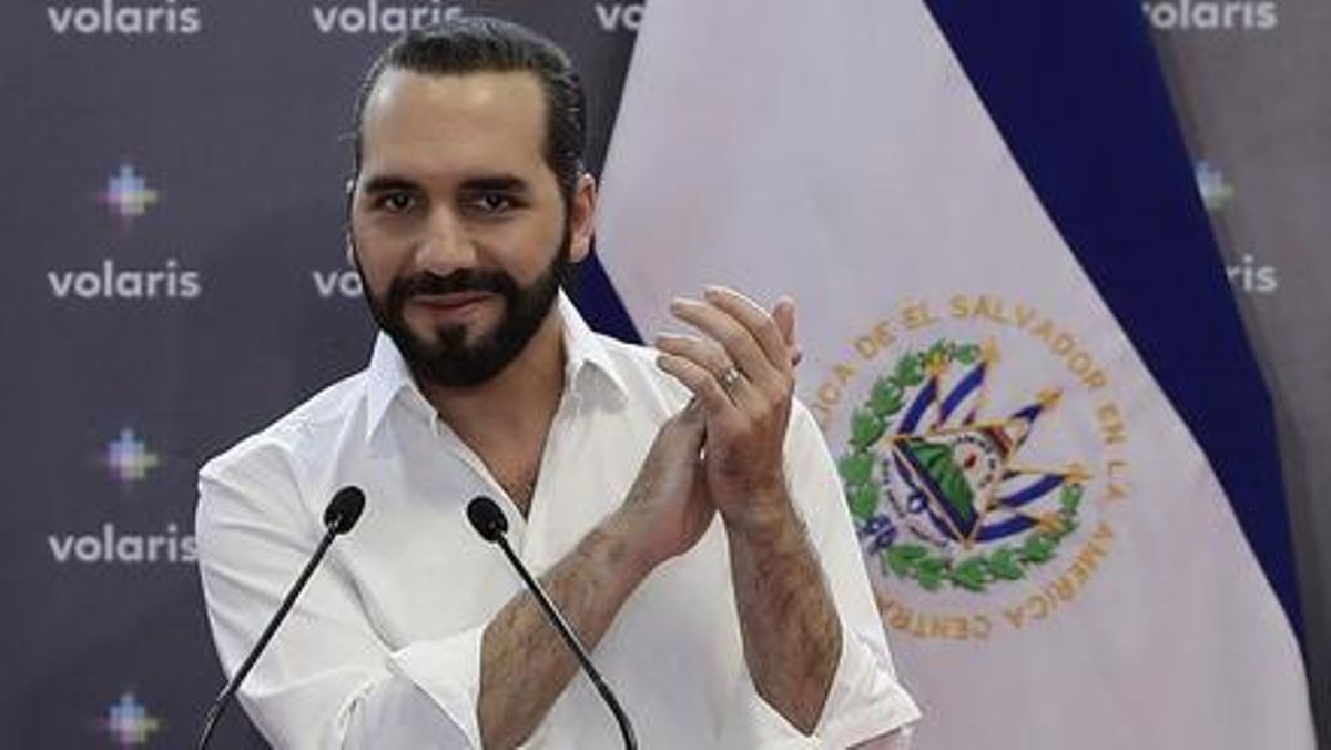 Nayib Bukele, líder de El Salvador.