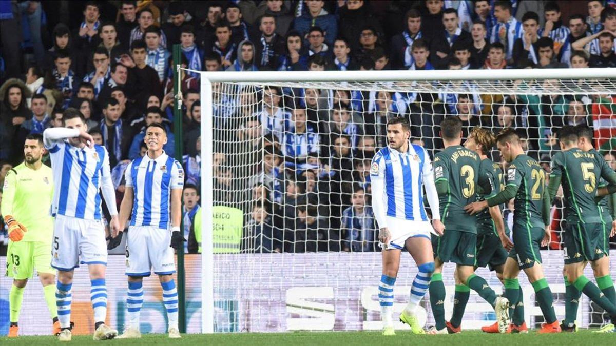 El Betis eliminó a la Real Sociedad en los octavos de la Copa del Rey