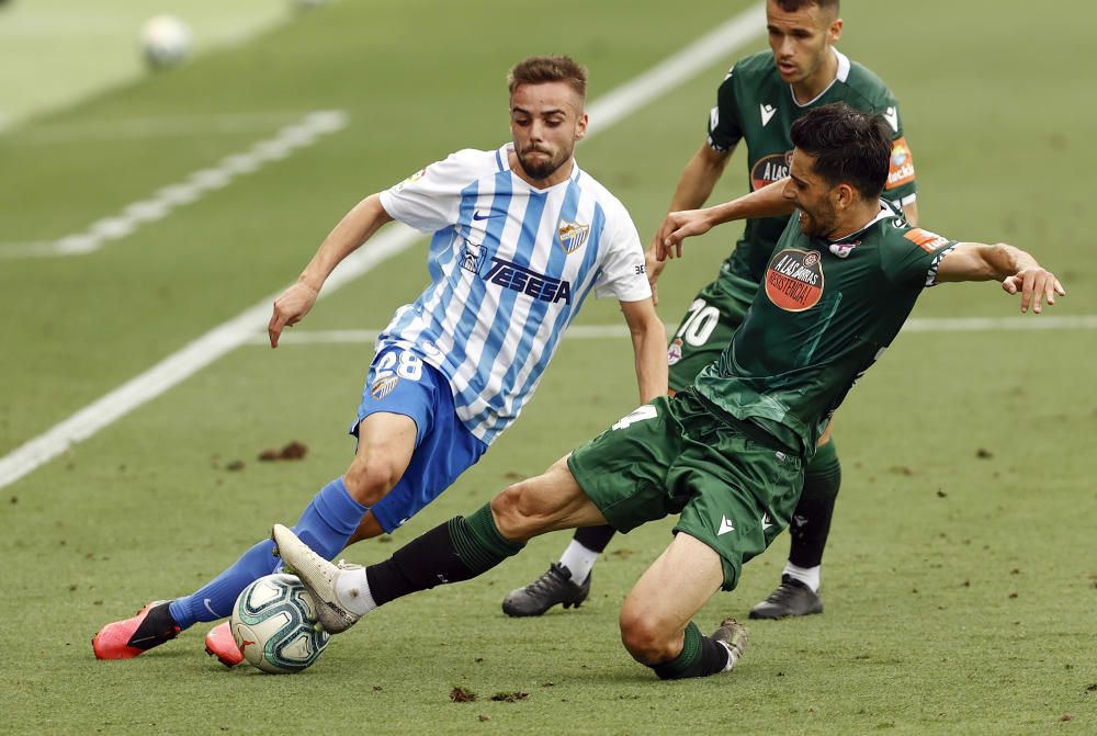 El Dépor pierde 1-0 en Málaga