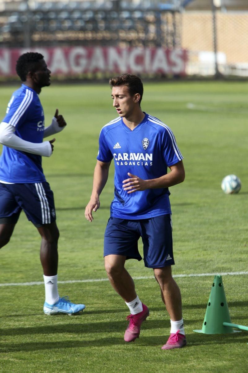 EL Zaragoza prepara el partido contra el Mirandés