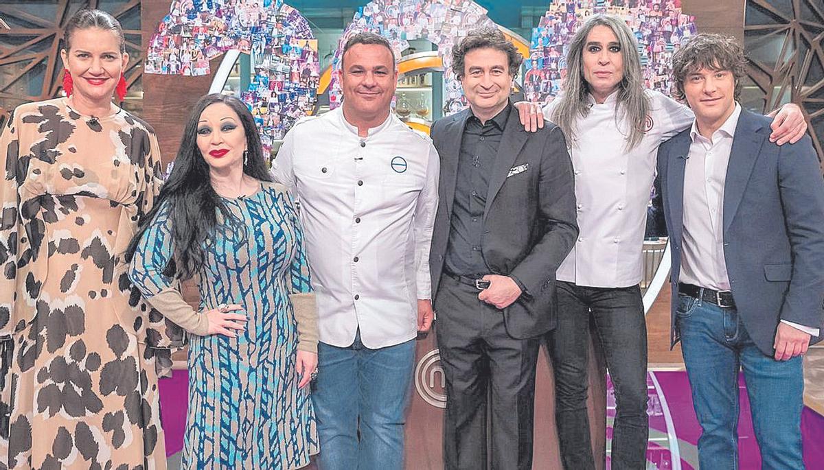 MARIO VAQUERIZO Y ALASKA DURANTE SU PARTICIPACION EN MASTERCHEF