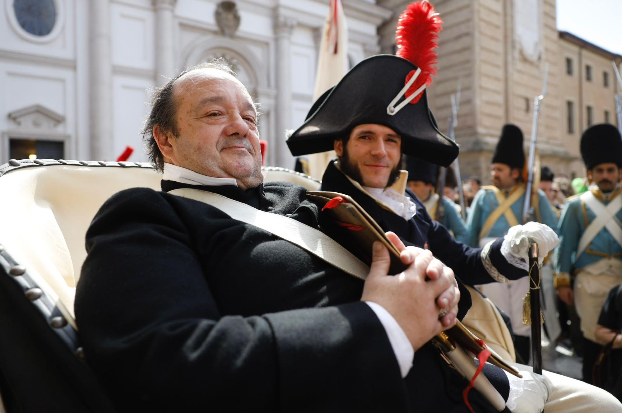 Zaragoza se engalana para recrear los Sitios de 1808