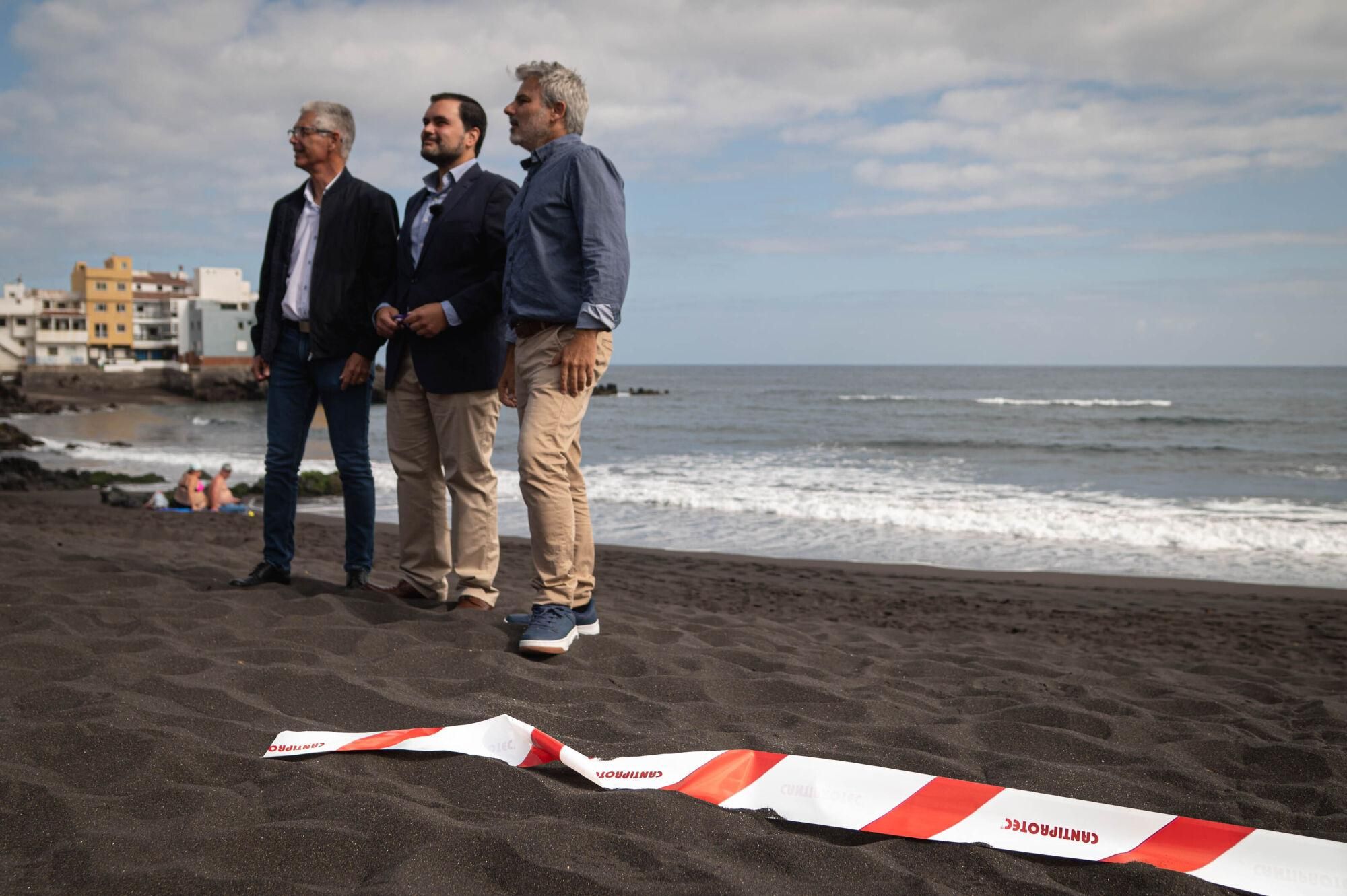Reapertura de Playa Jardín tras un año cerrada por la mala calidad del agua. 