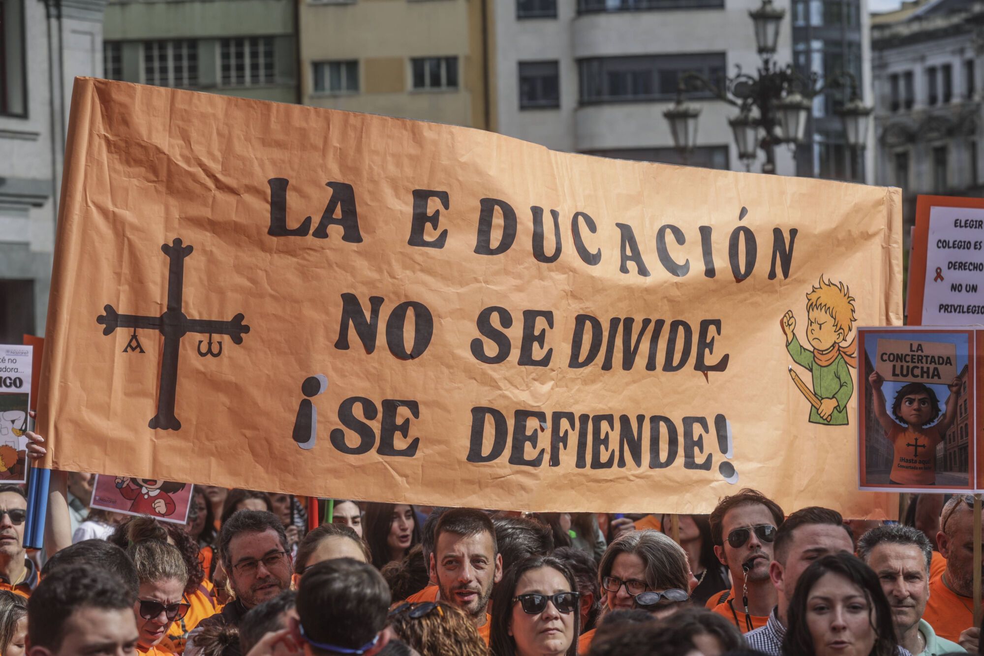 Concentración de profesores de la concertada