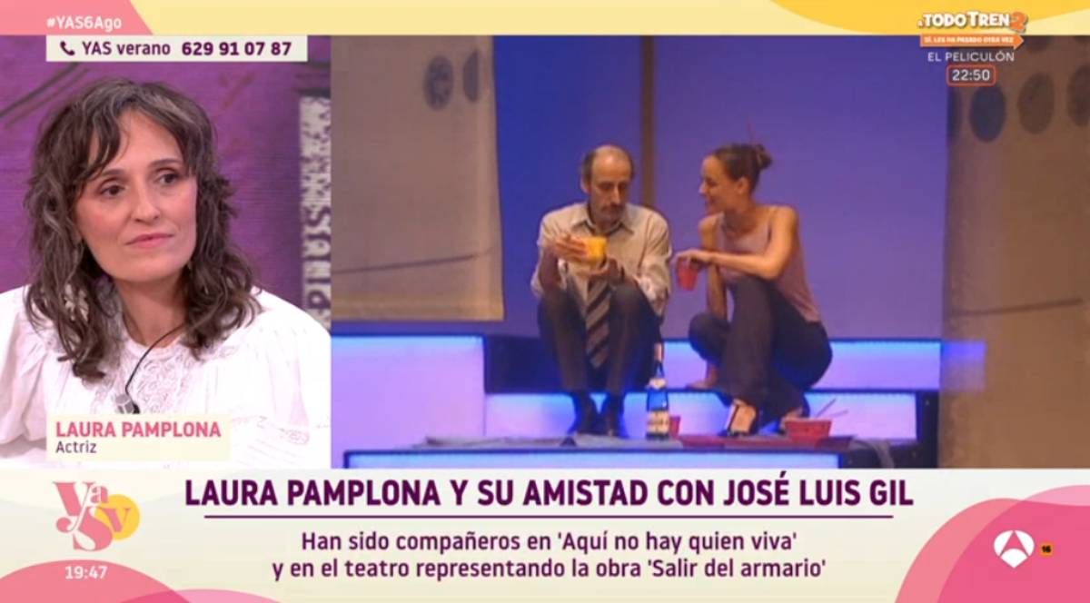 La actriz ha recordado a su compañero, con el que compartió proyectos hasta que tuvo que retirarse