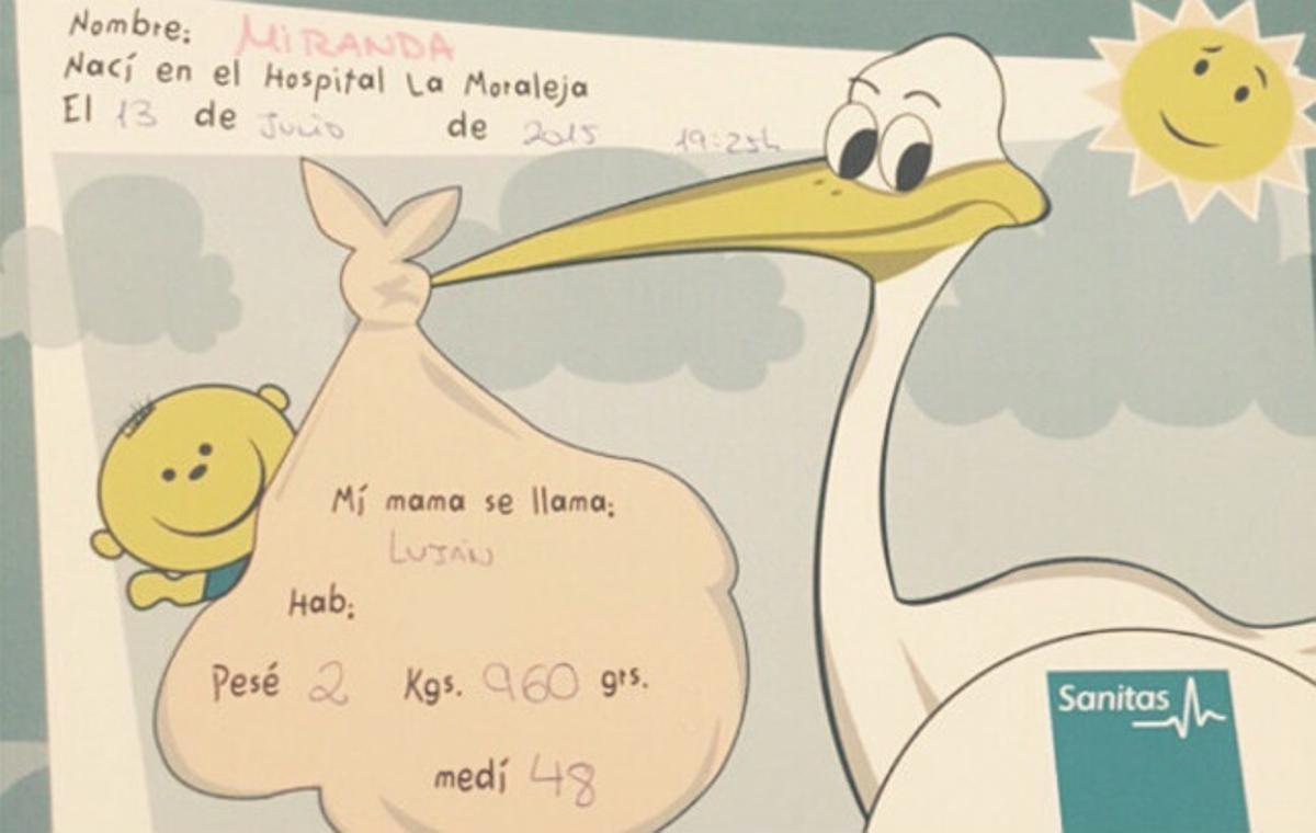 Imatge de la postal de la cigonya que ha posat Argüelles en el seu blog. Imatge de la postal de la cigonya que ha posat Argüelles en el seu blog.