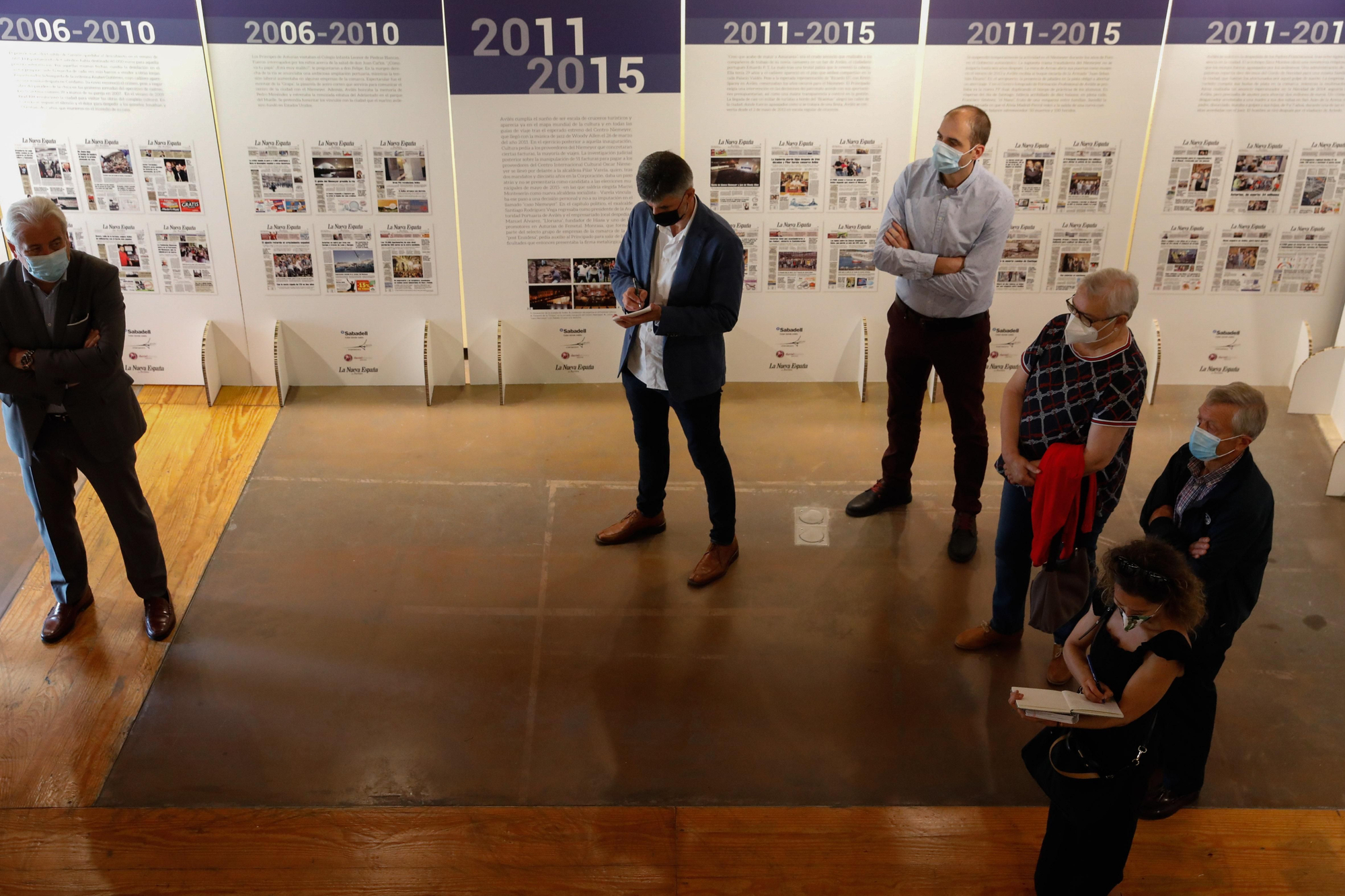 Exposición 30.º aniversario LA NUEVA ESPAÑA de Avilés y Comarca