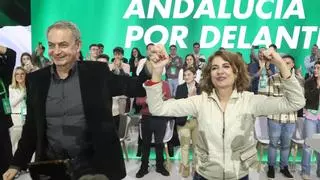 El PSOE andaluz se pinta los colores blanquiverdes de guerra