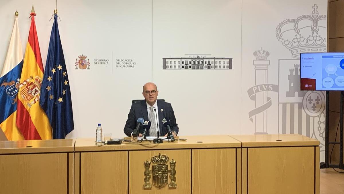 El delegado del Gobierno en Canarias, Anselmo Pestana.