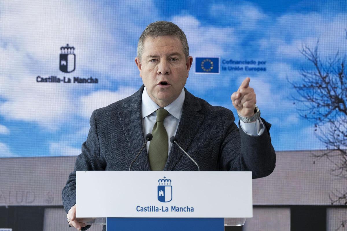 El presidente de Castilla-La Mancha, Emiliano García Page