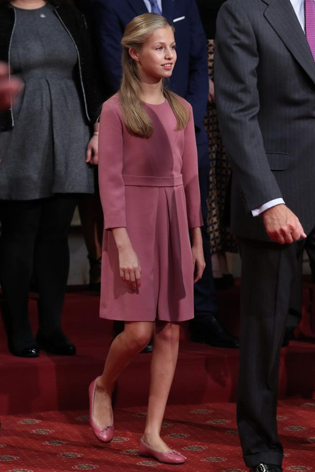 La princesa Leonor, en la jornada de los premios Princesa de Asturias