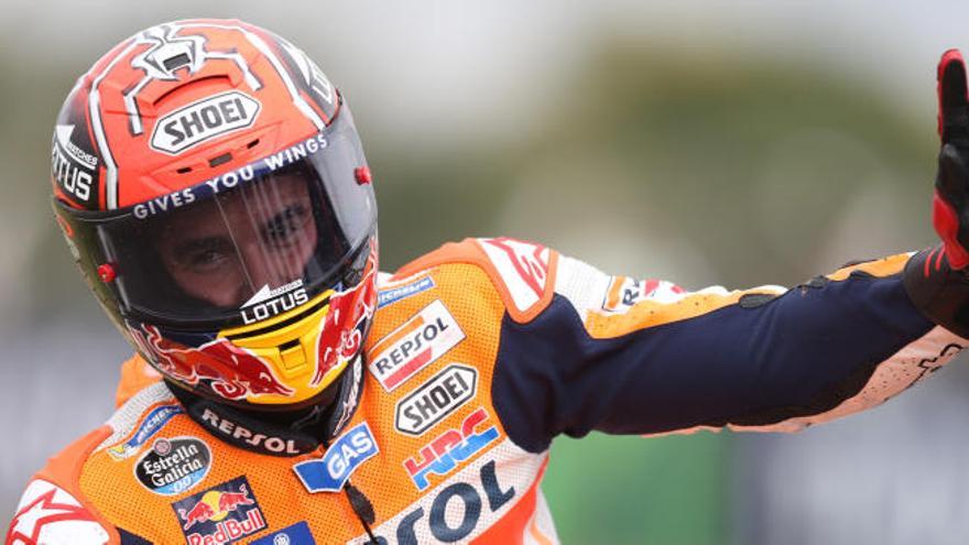 Márquez llega como sólido líder a Jerez