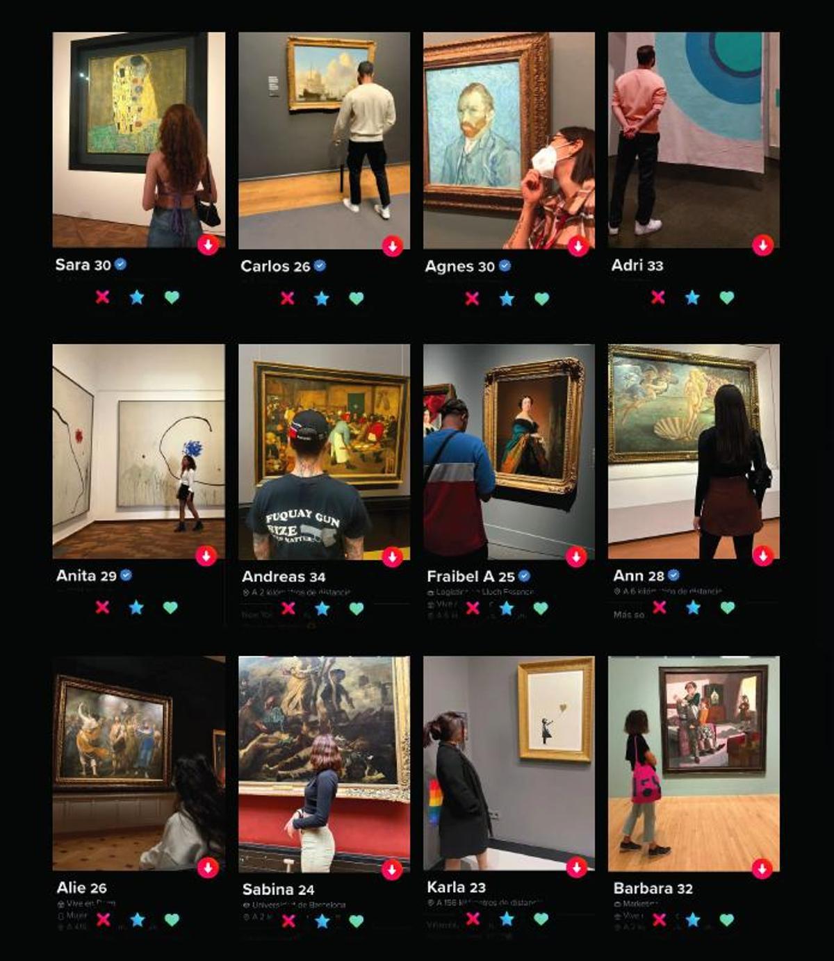 Sin duda, acudir a museos y admirar pinturas de grandes maestros resulta una actividad atractiva para los usuarios de Tinder.