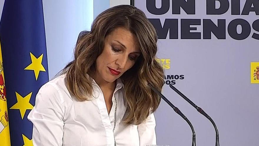 La ministra de Trabajo y Economía Social, Yolanda Díaz.