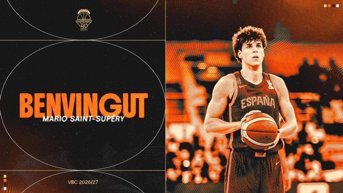 Martio Saint Supéry jugará en el Valencia Basket.