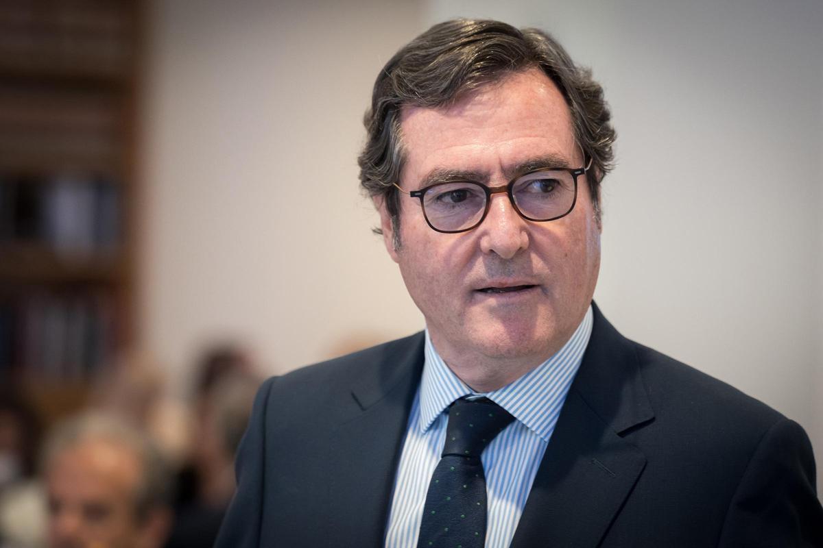 El presidente de CEOE, Antonio Garamendi.
