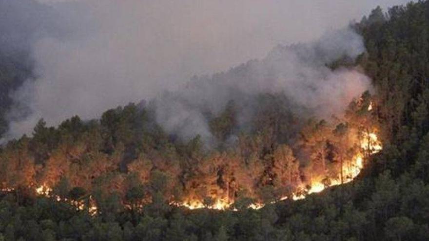 Ascienden a cuatro los incendios activos en Galicia