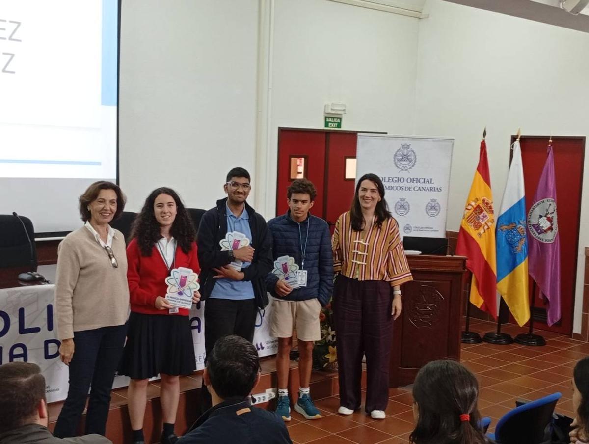 Premiados en la Miniolimpiada Canaria de Química