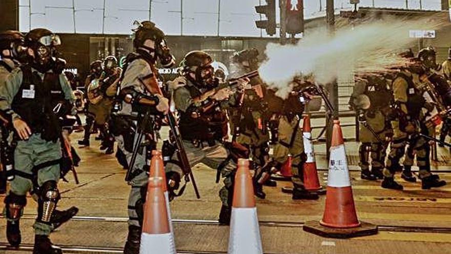 La policia es va emprar amb duresa en les darreres protestes.