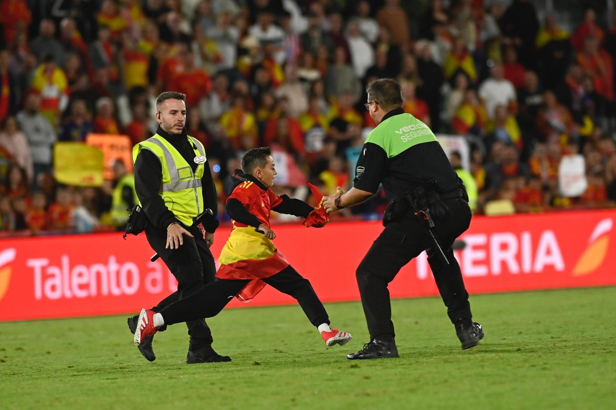 España - Georgia, en imágenes