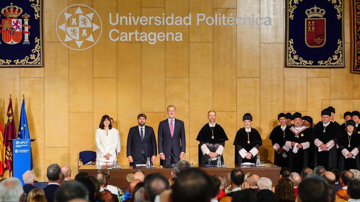 Las universidades inauguran el curso en Cartagena con una latente preocupación por la financiación pública