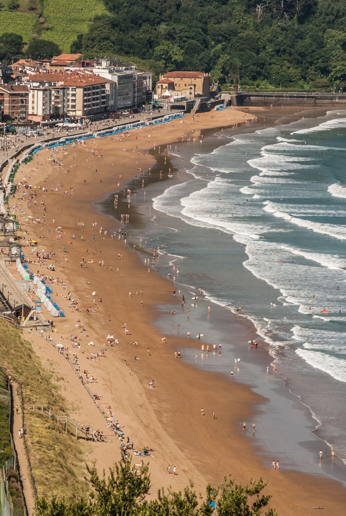 Playa de Zarautz (Guipúzcoa, País Vasco)