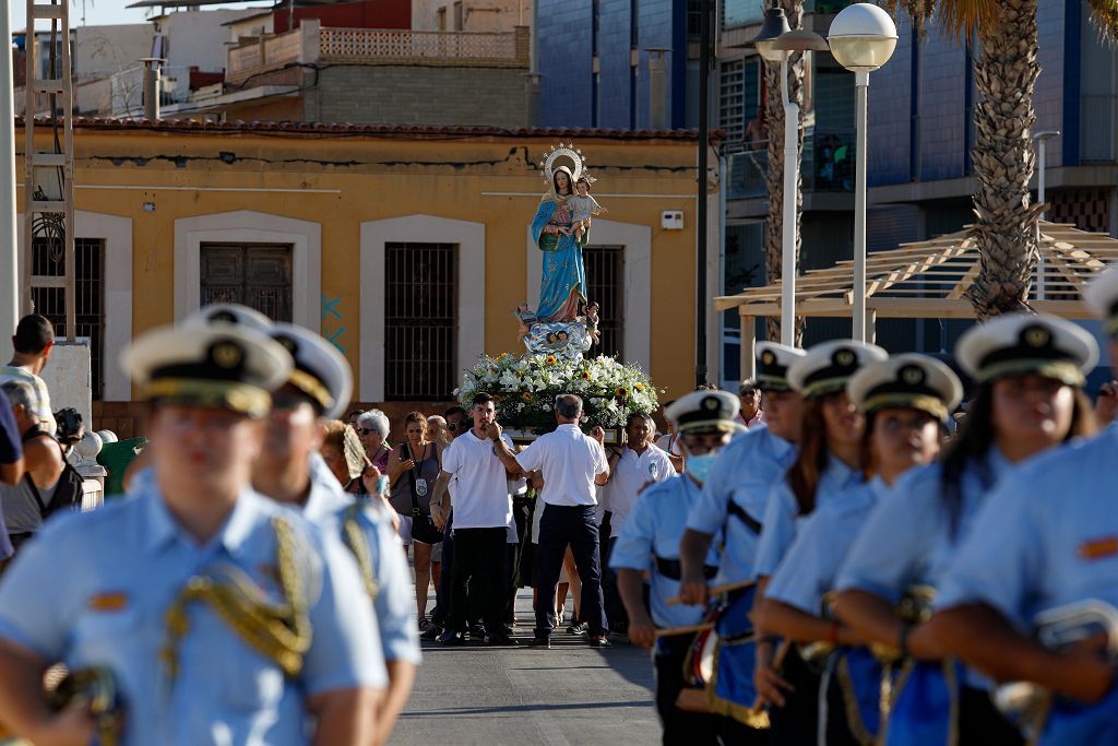 Procesión de la Virgen en Cabo de Palos y Los Nietos