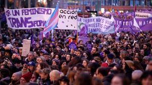 Madrid se moviliza el 8M, día internacional de la mujer