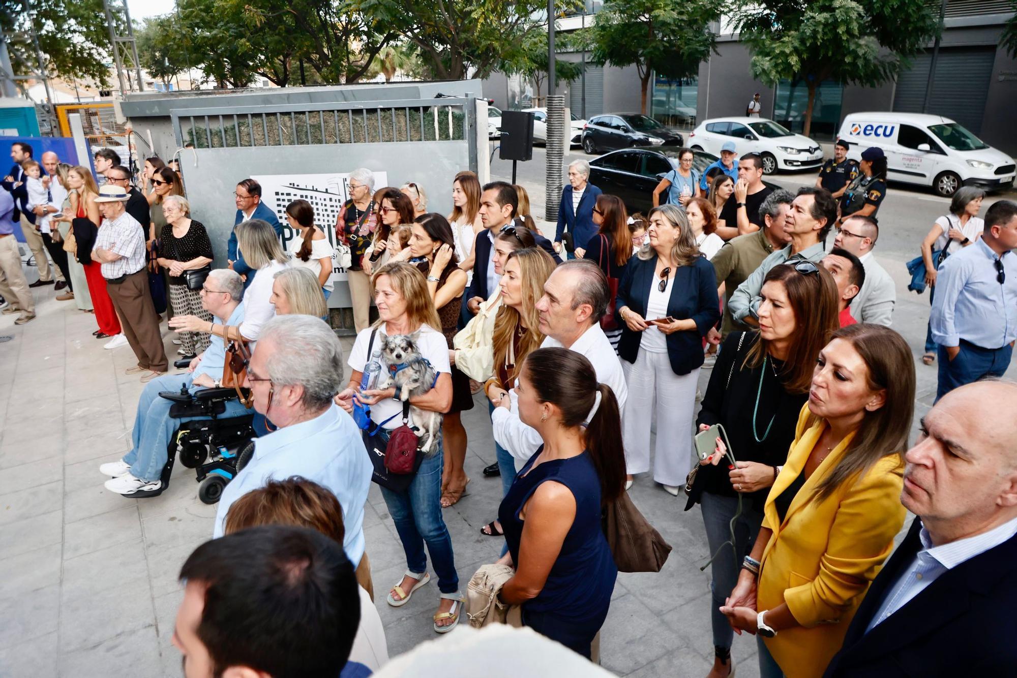 Primera piedra del edificio de Campanar