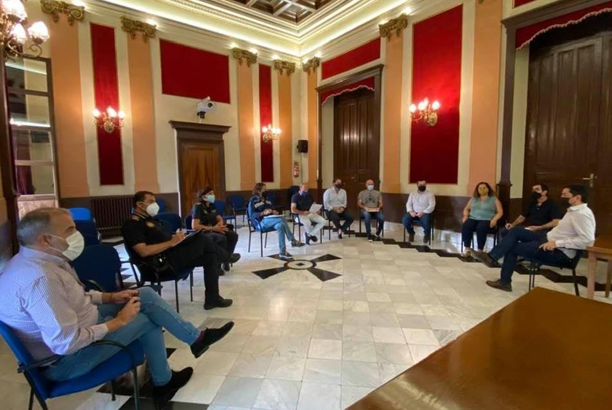 Reunión para preparar el dispositivo para hacer frente al temporal.