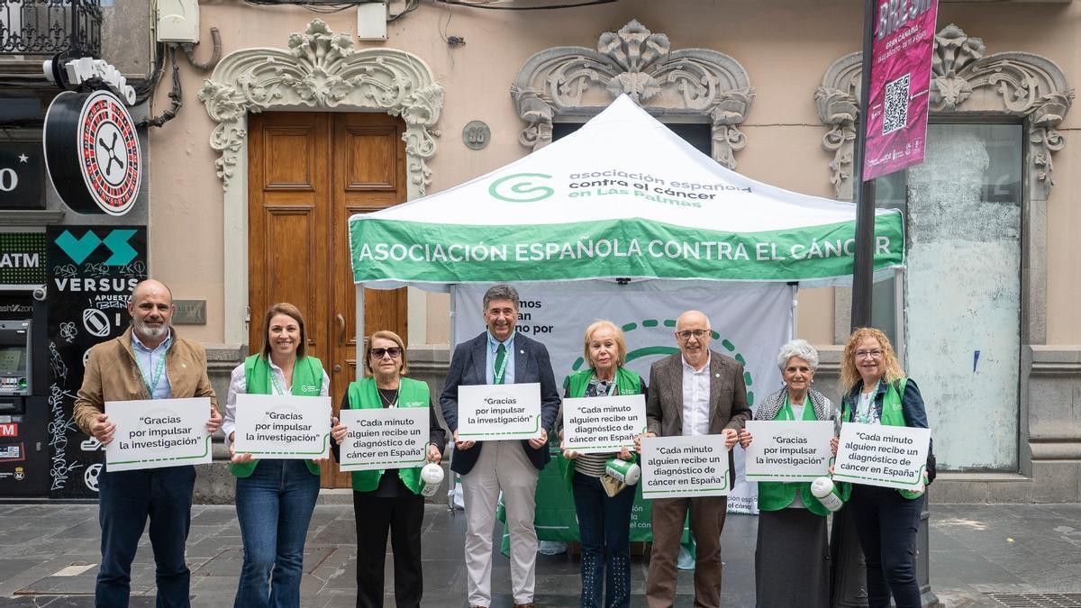 La Asociación Española contra el Cáncer moviliza a la sociedad en Las Palmas para impulsar la investigación y una atención más humana frente al cáncer