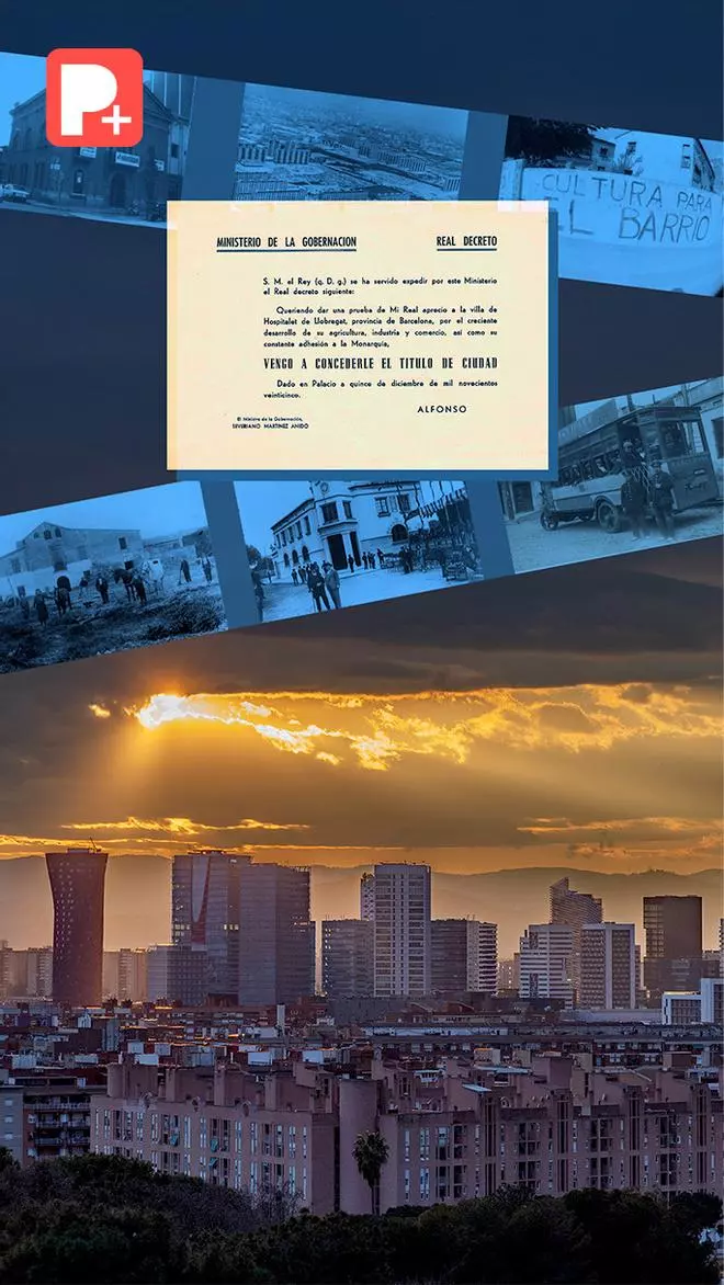 Un siglo de L'Hospitalet como ciudad: del pueblo agrícola con playa a la zona más densa de Europa