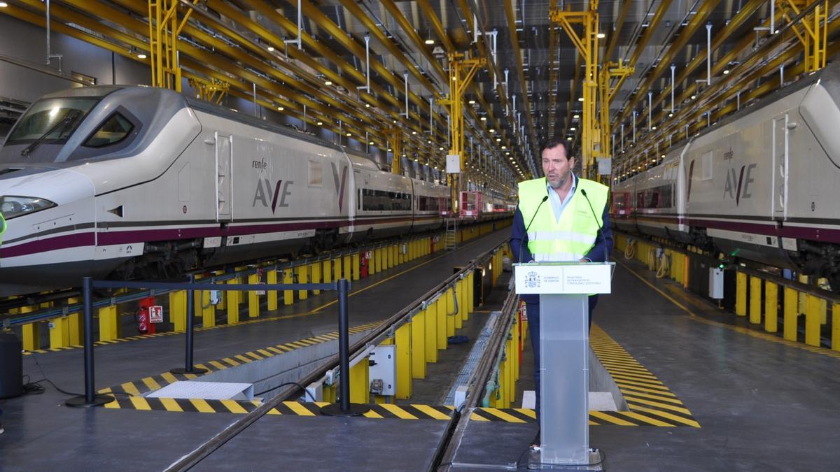 El ministro Óscar Puente, este viernes