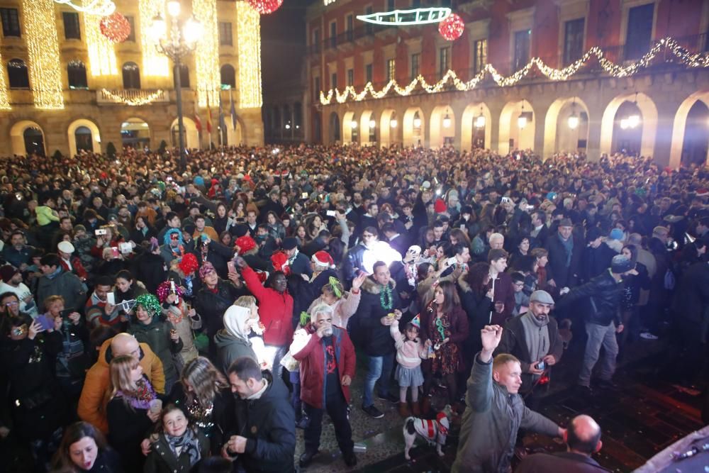 Nochevieja 2019 en Gijón